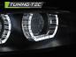Mobile Preview: 3D Xenon LED Tagfahrlicht Angel Eyes Scheinwerfer für BMW 3er Coupe/Cabrio E92/E93 06-10 schwarz